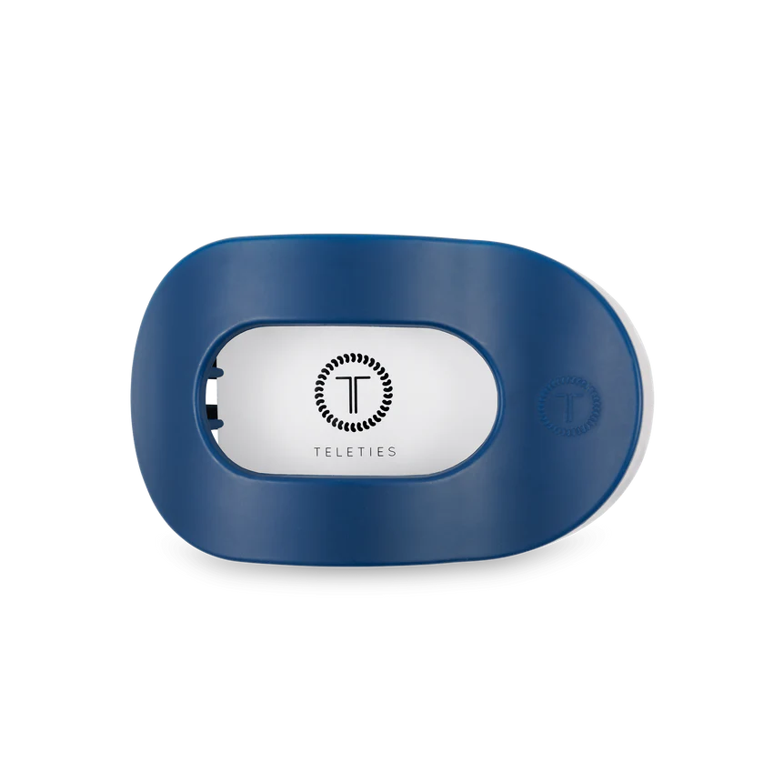 Teleties | Midnight Rain Medium Flat Round Clip