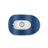 Teleties | Midnight Rain Medium Flat Round Clip
