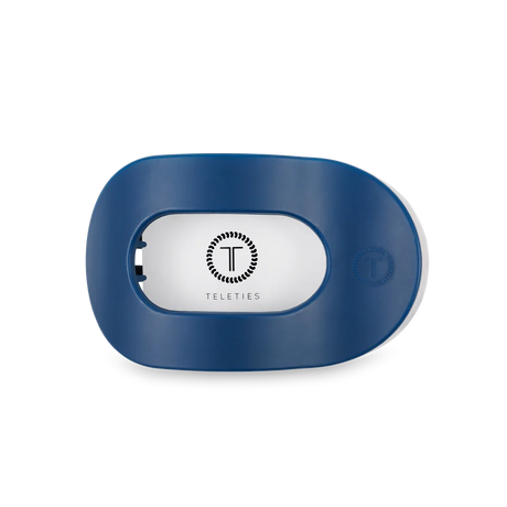 Teleties | Midnight Rain Medium Flat Round Clip