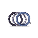 Teleties | Midnight Rain Small Spiral Hair Ties