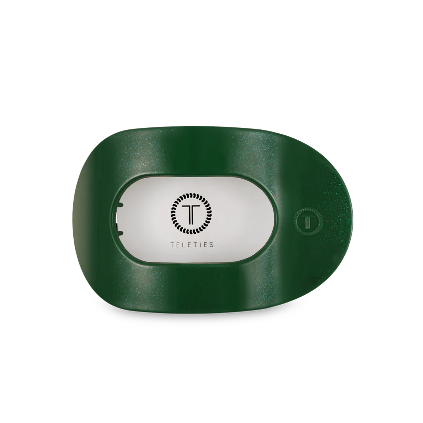 Teleties | Mistletoe Medium Flat Round Clip
