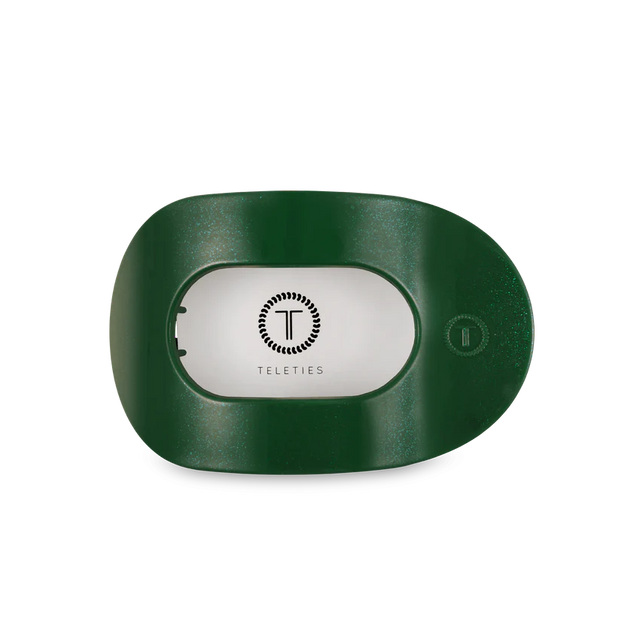Teleties | Mistletoe Medium Flat Round Clip