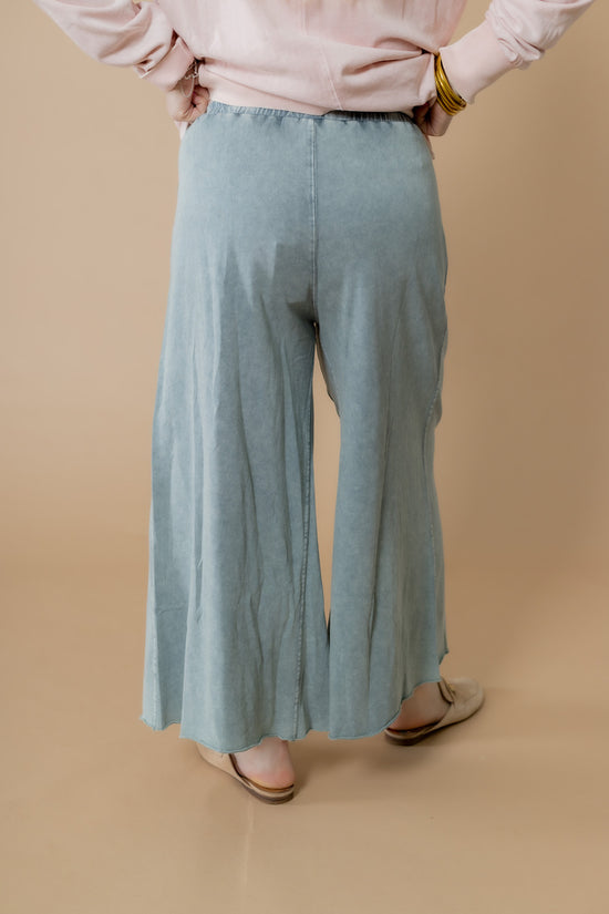 Load image into Gallery viewer, Terry Knit Wide Leg Pants
