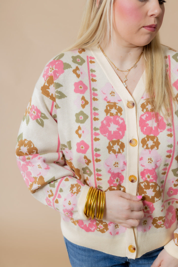 The Spring Floral Cardigan