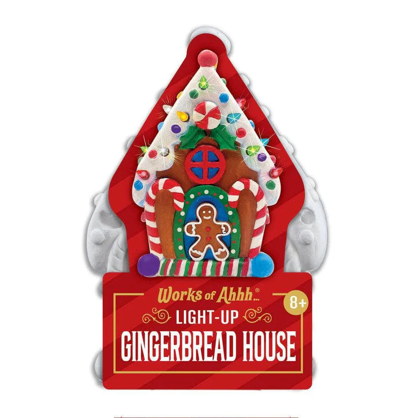 Light-Up Gingerbread House Kit