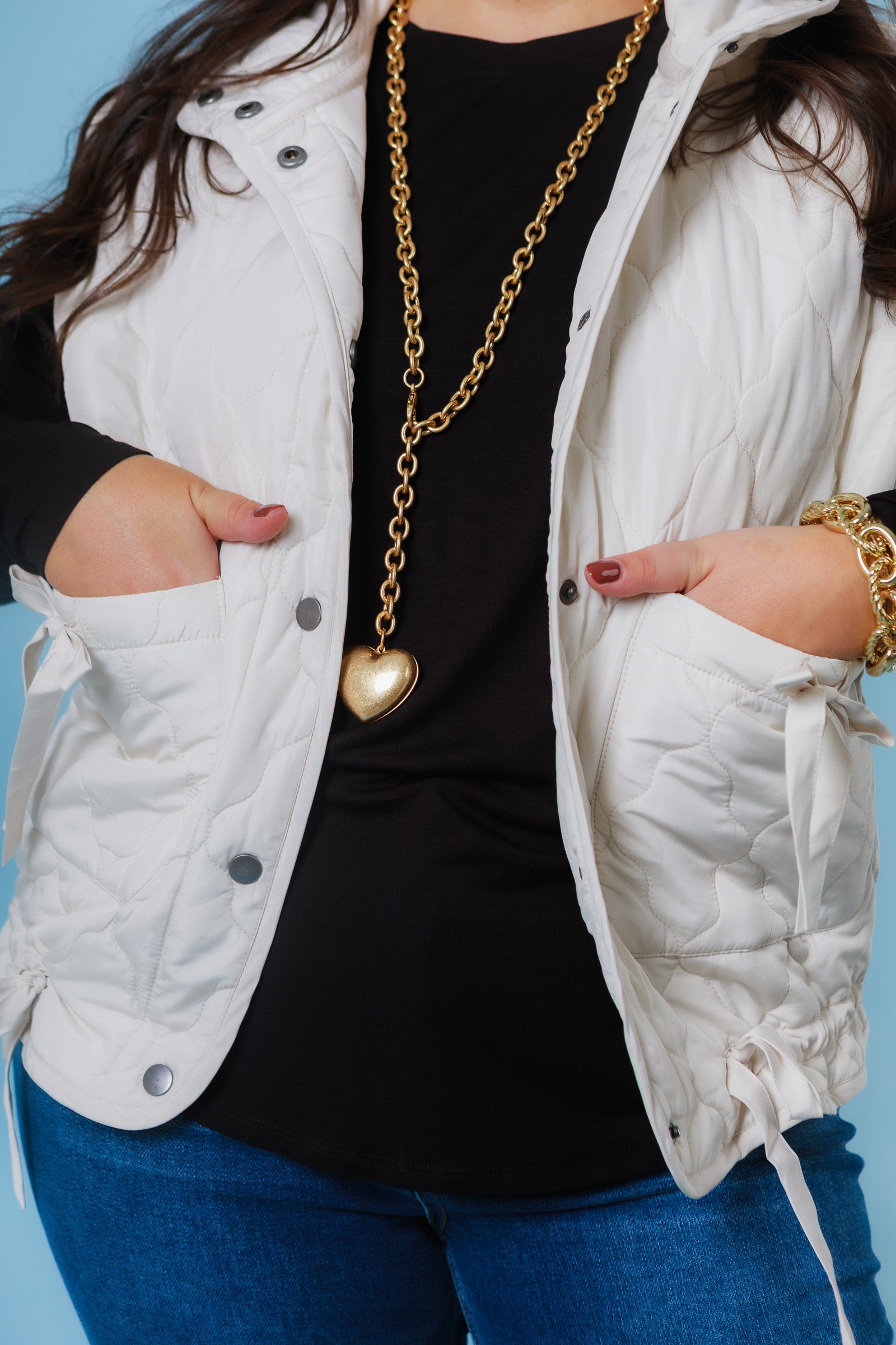 The Detail Quilted Puffer Vest