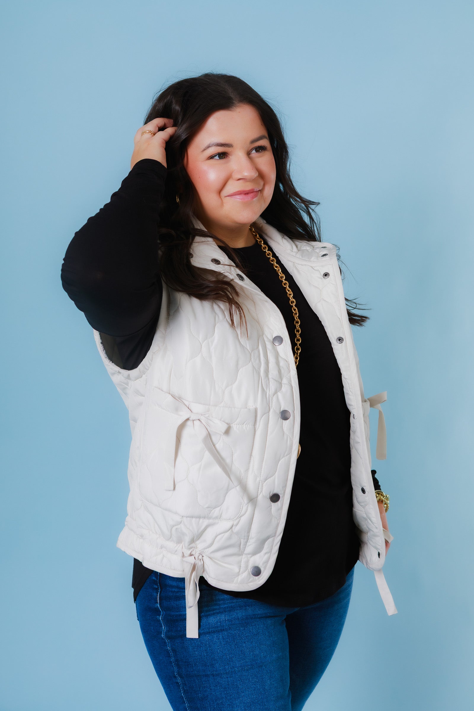 The Detail Quilted Puffer Vest