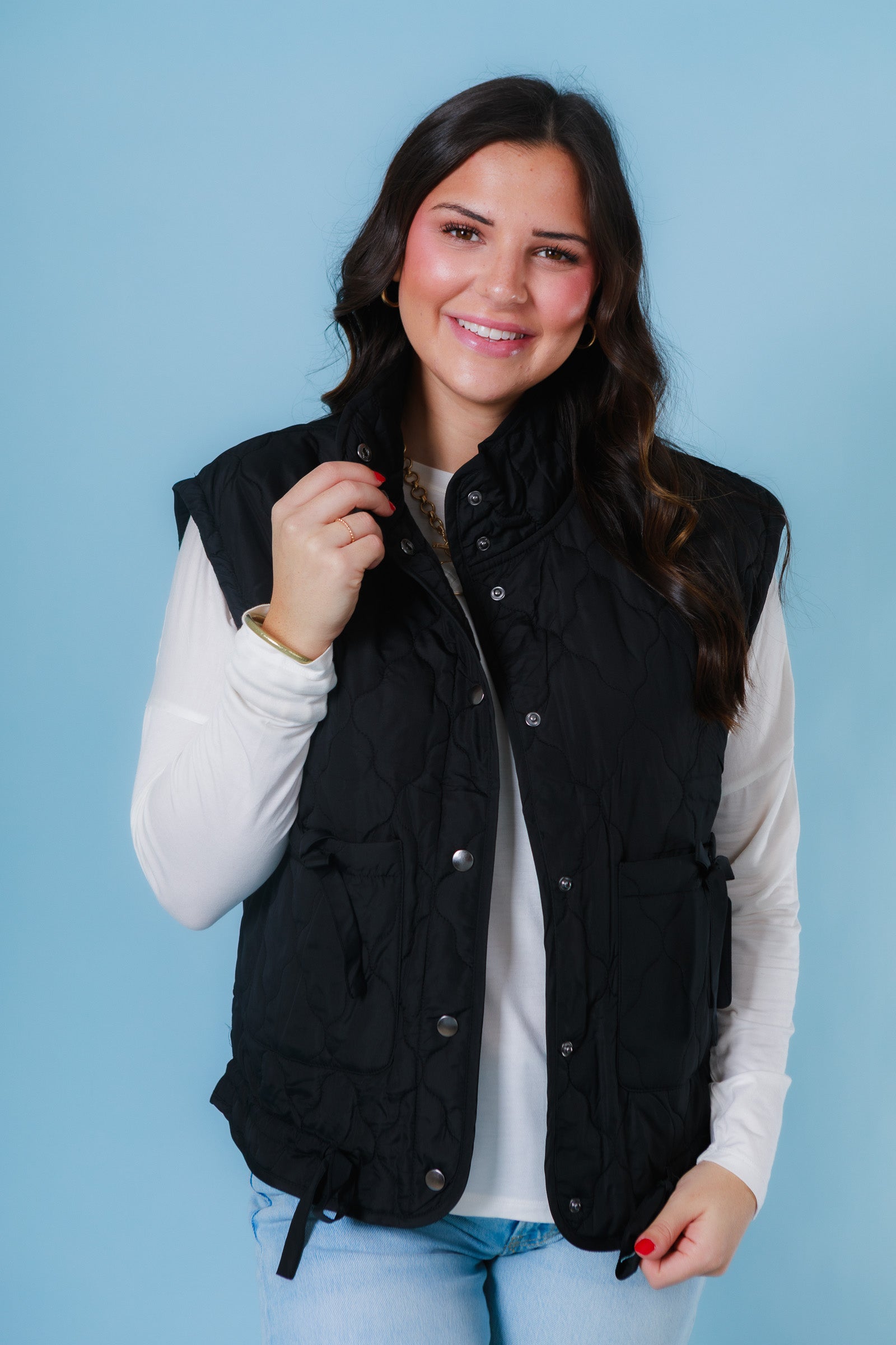 The Detail Quilted Puffer Vest