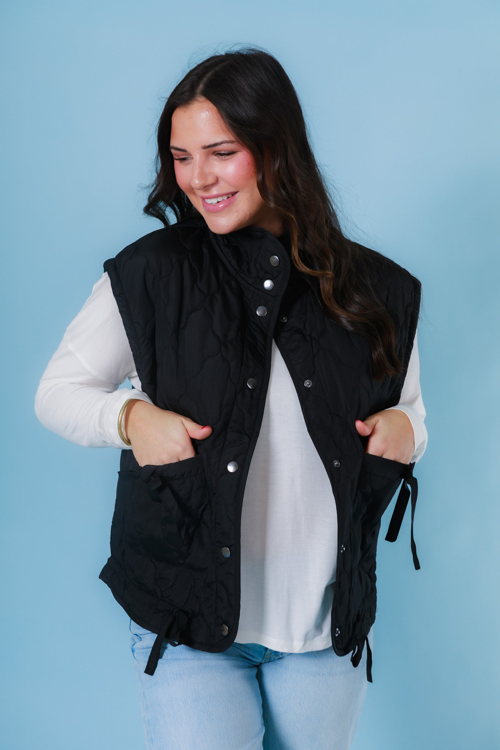 The Detail Quilted Puffer Vest