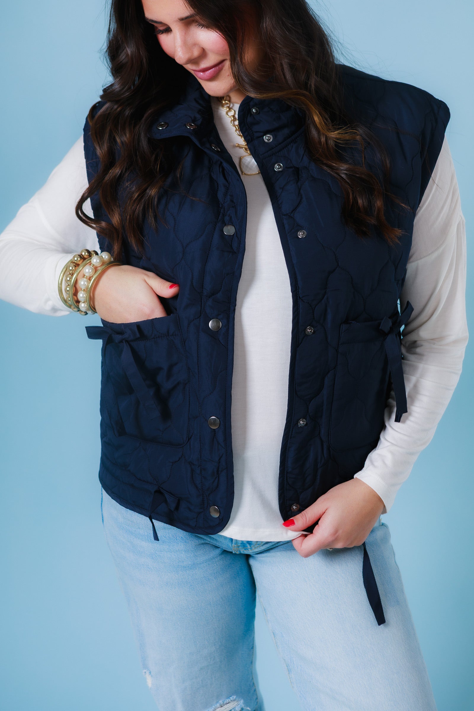 The Detail Quilted Puffer Vest