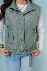 The Detail Quilted Puffer Vest