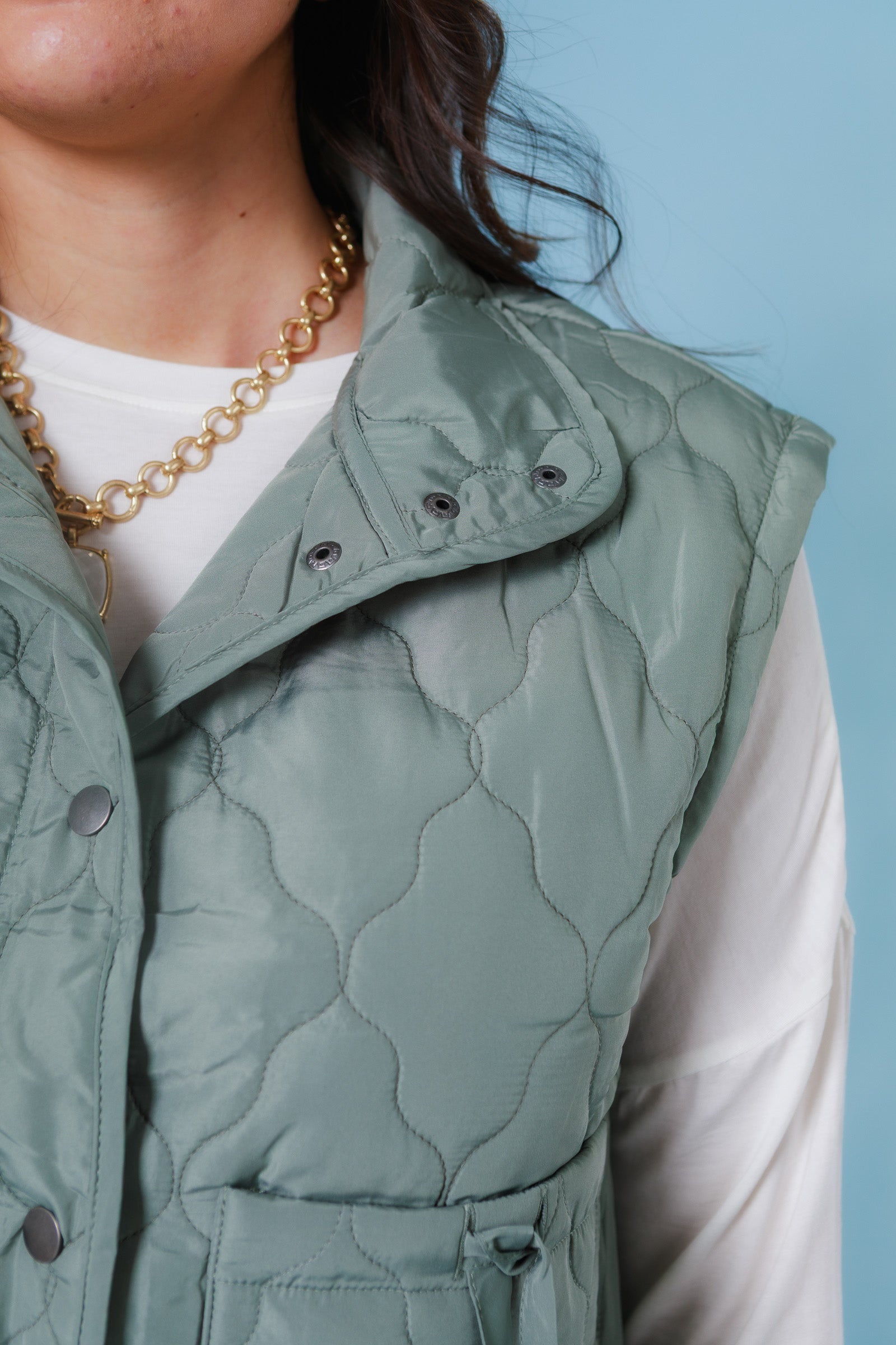 The Detail Quilted Puffer Vest