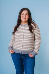 The Crisp and Stripe Cardigan