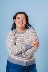 The Crisp and Stripe Cardigan
