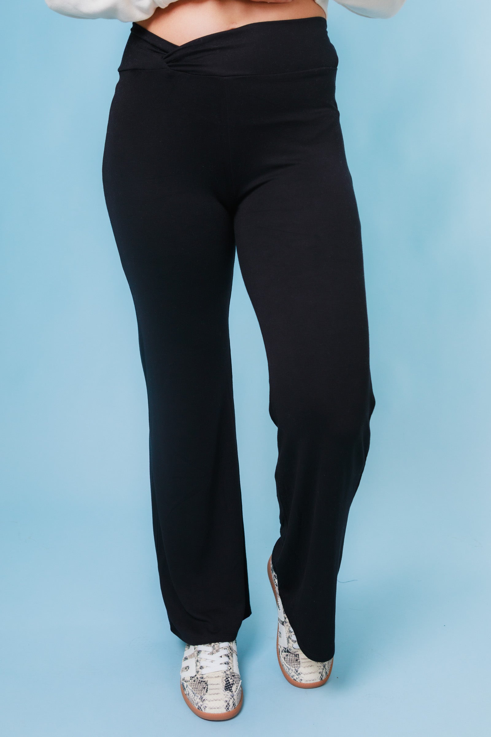 Crosspleat Flare Lounge Pants