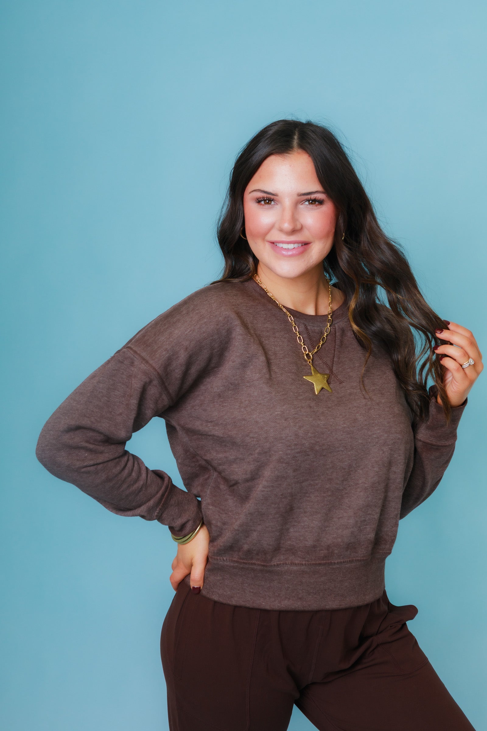 Burned Out Crewneck Sweater