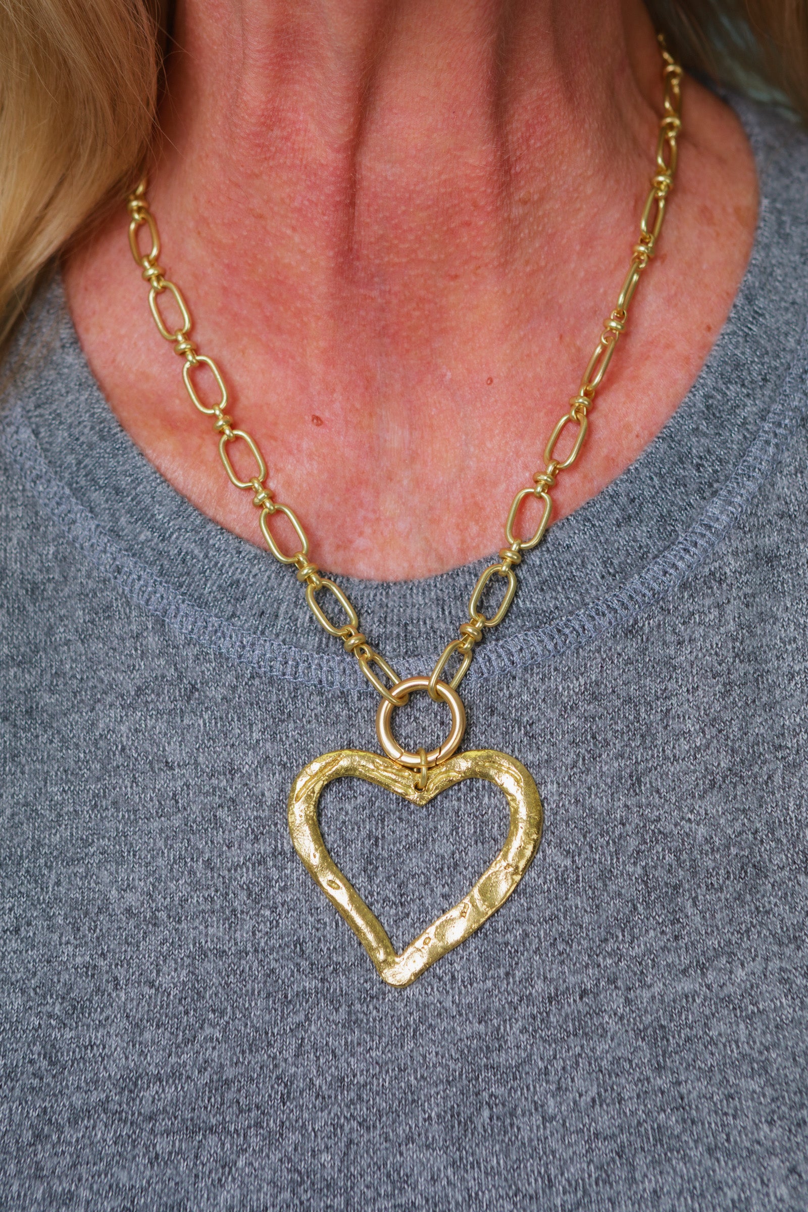 Madison's Exclusive | Chunky Heart Necklace