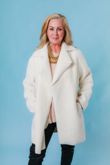 Ivy Jane | Faux Fur Suede Coat