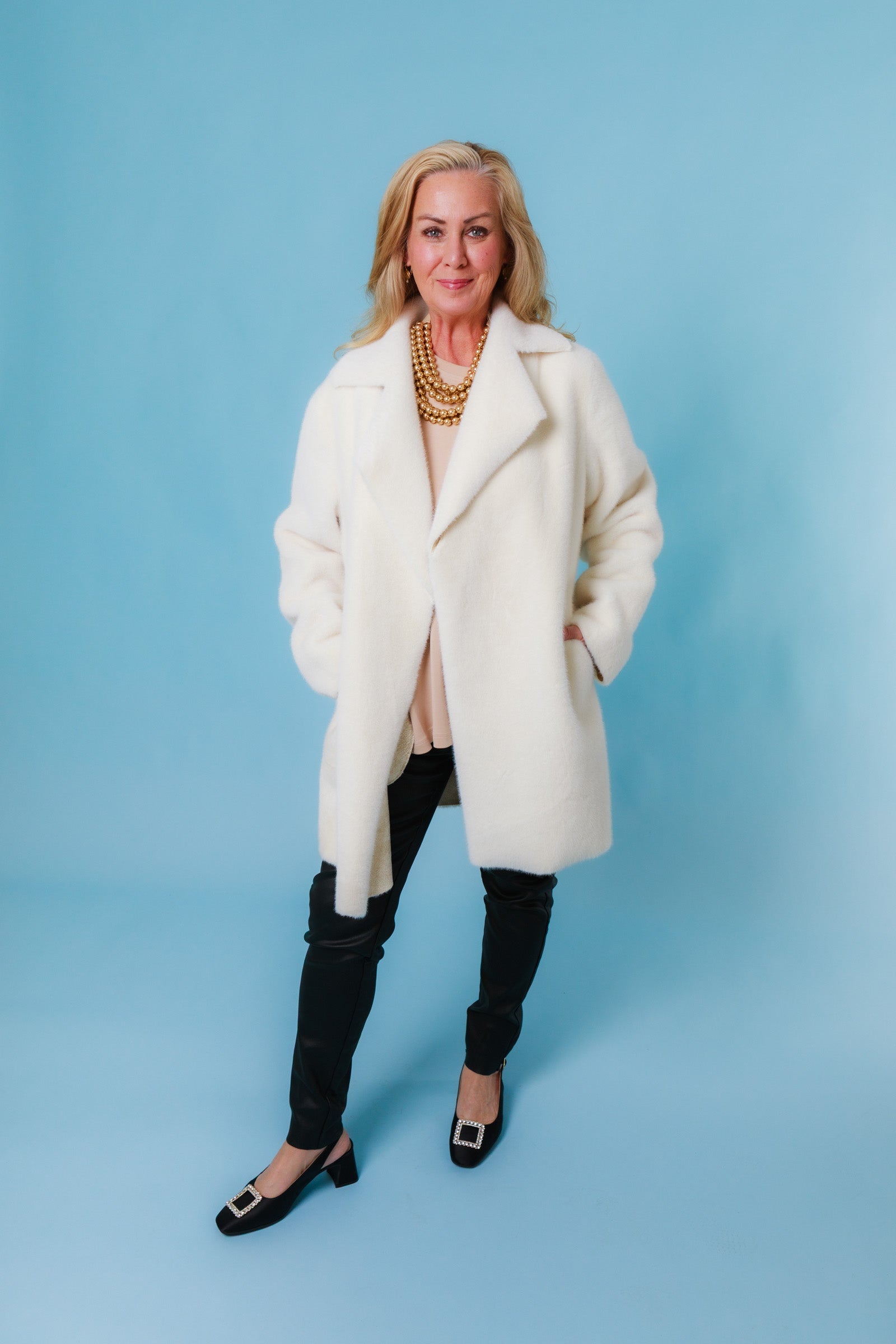 Ivy Jane | Faux Fur Suede Coat