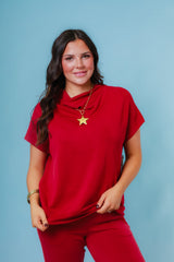 Laguna Cowl Neck Top