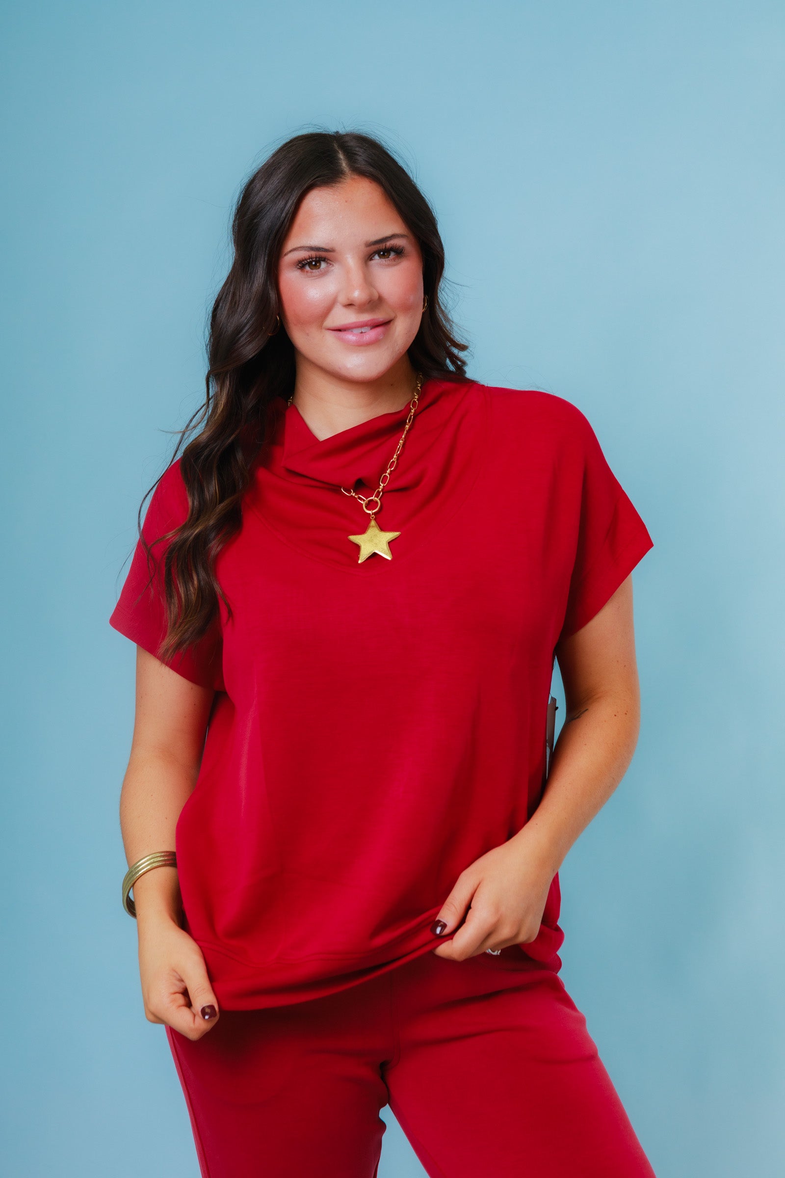 Laguna Cowl Neck Top