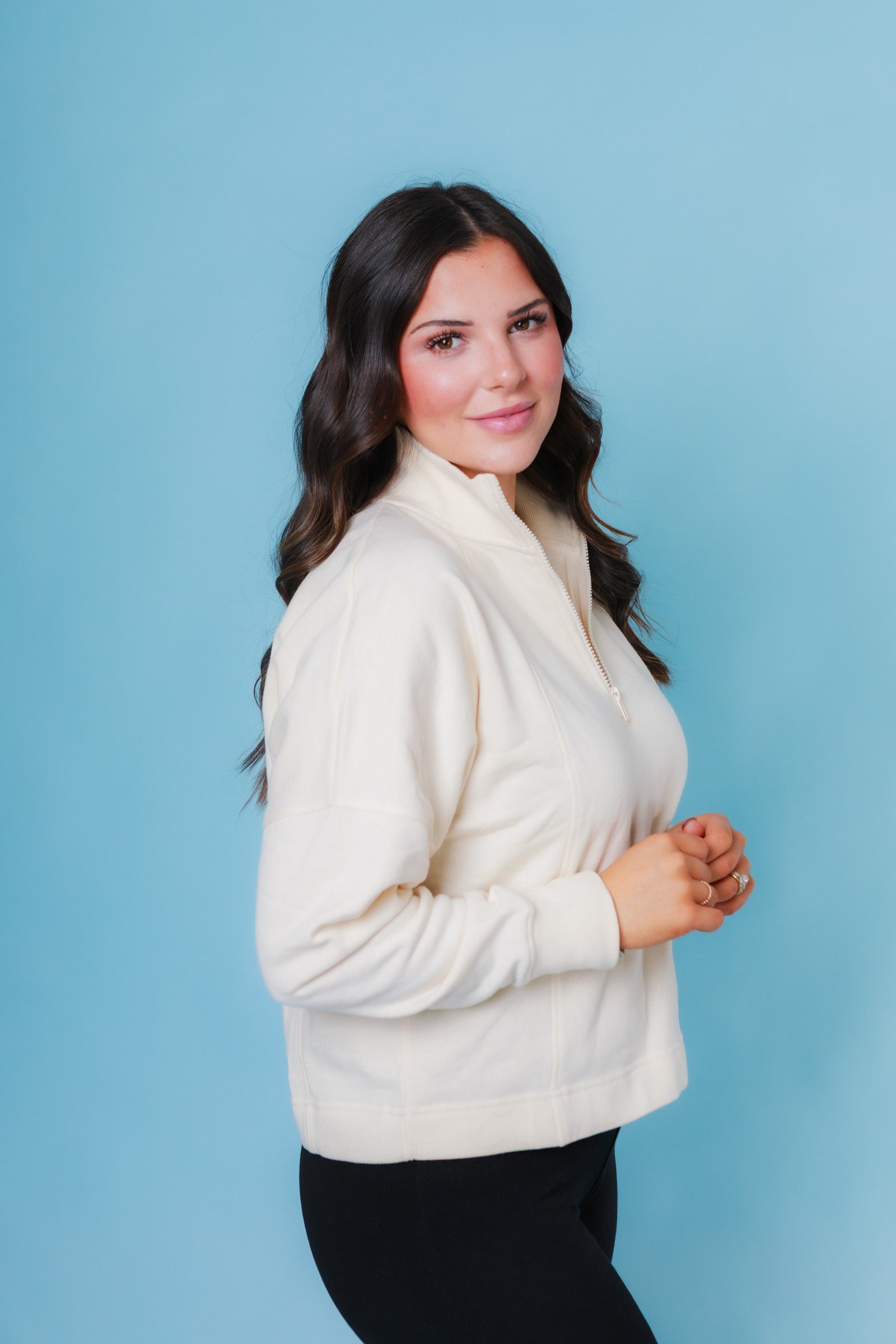 Plush Half-zip Fleece Pullover