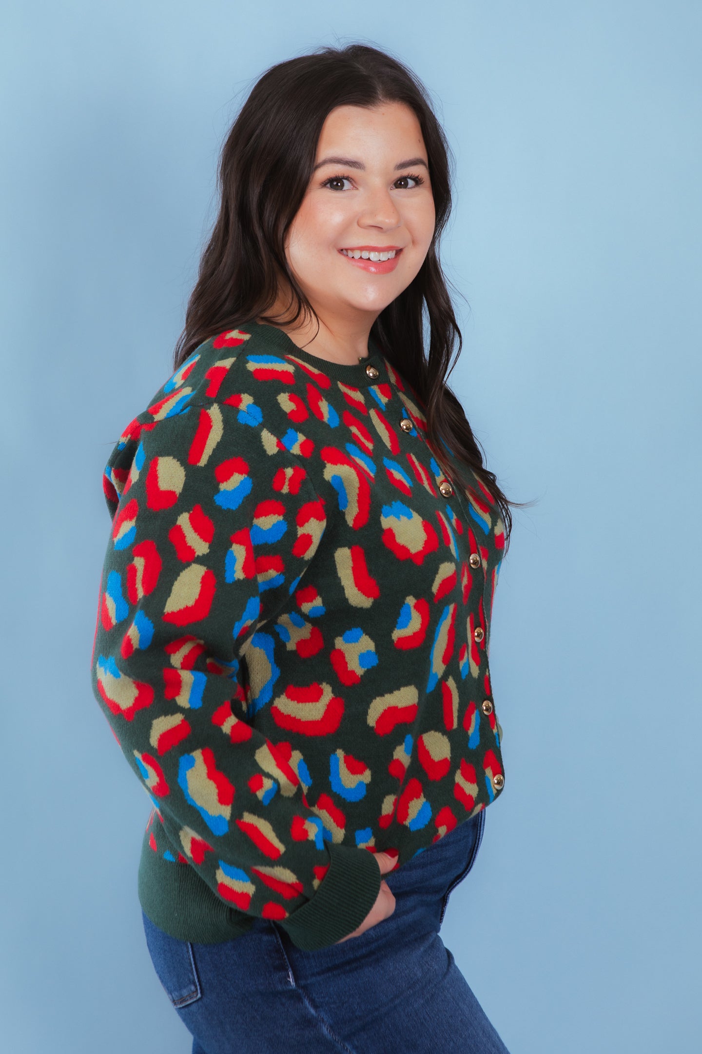 The Savanna Pop Cardigan