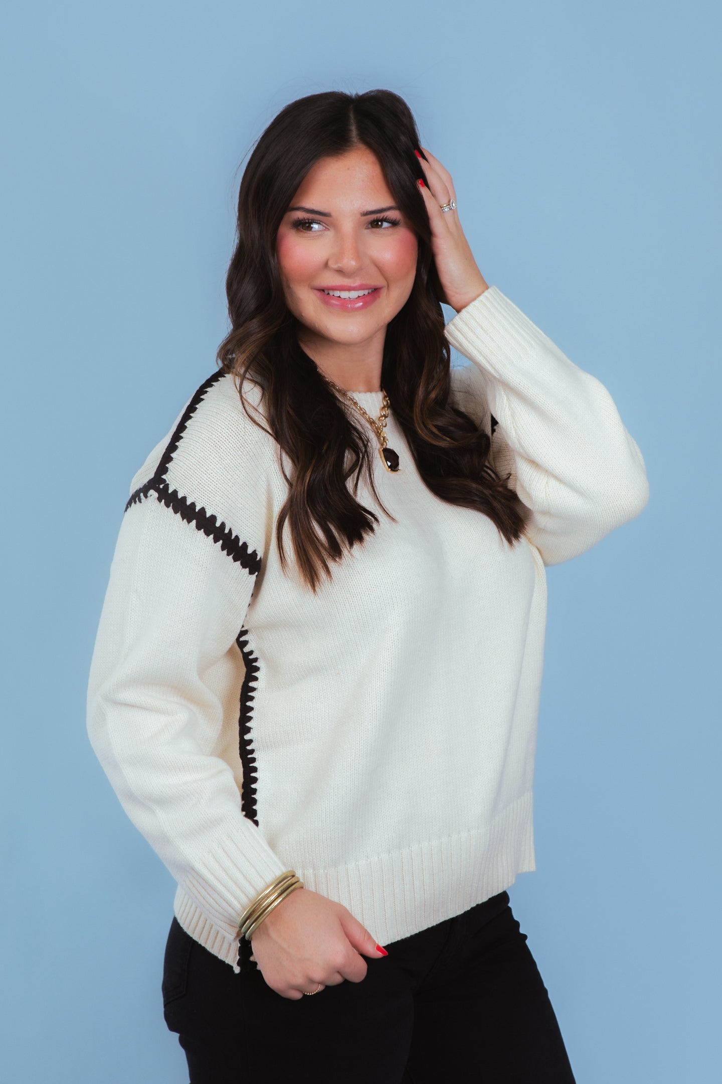 The Stitched Sweater