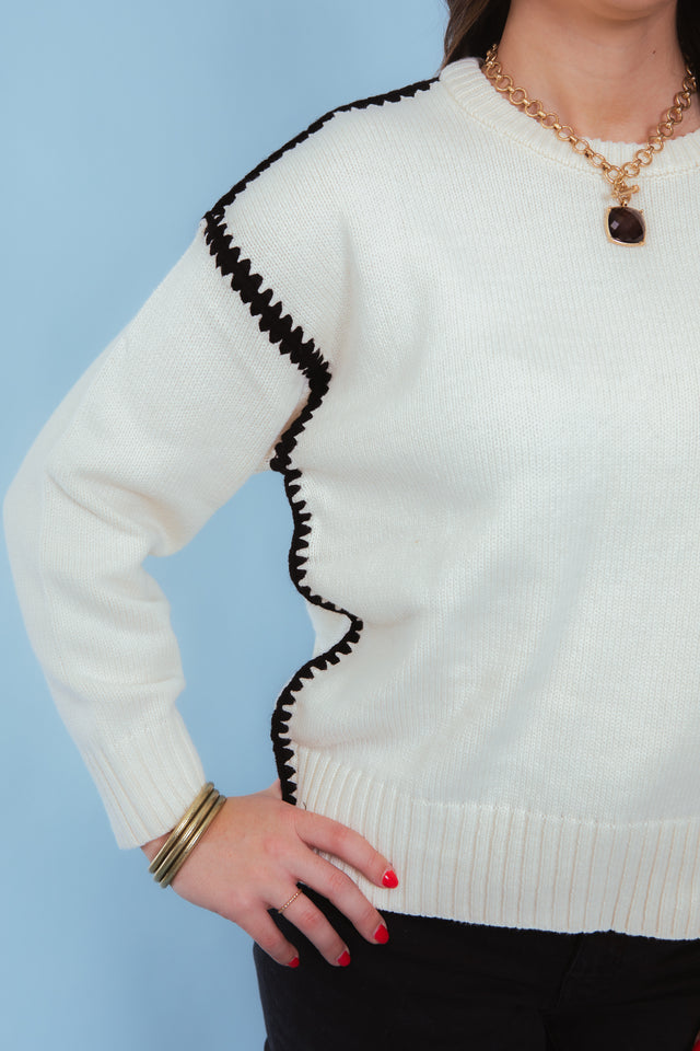 The Stitched Sweater