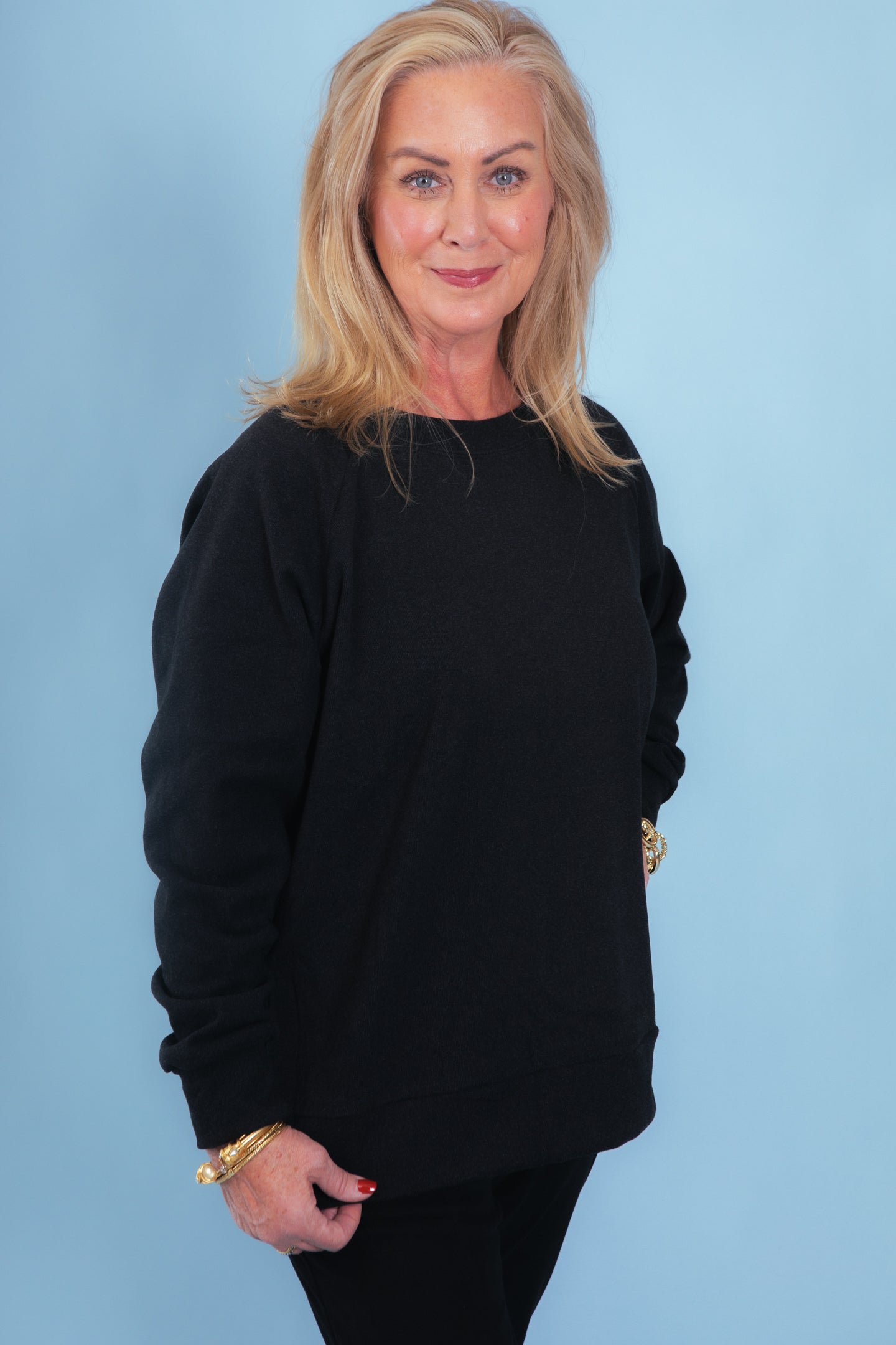 Weekend Brushed Side Zip Raglan Sleeve