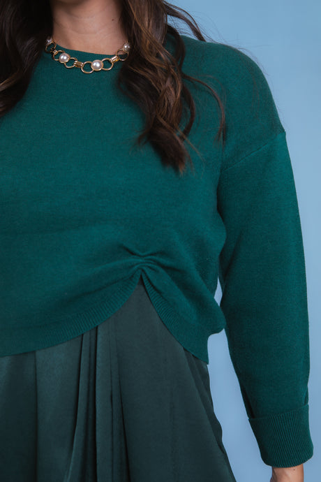 Effortless Elegance Green Two-Piece Midi Set