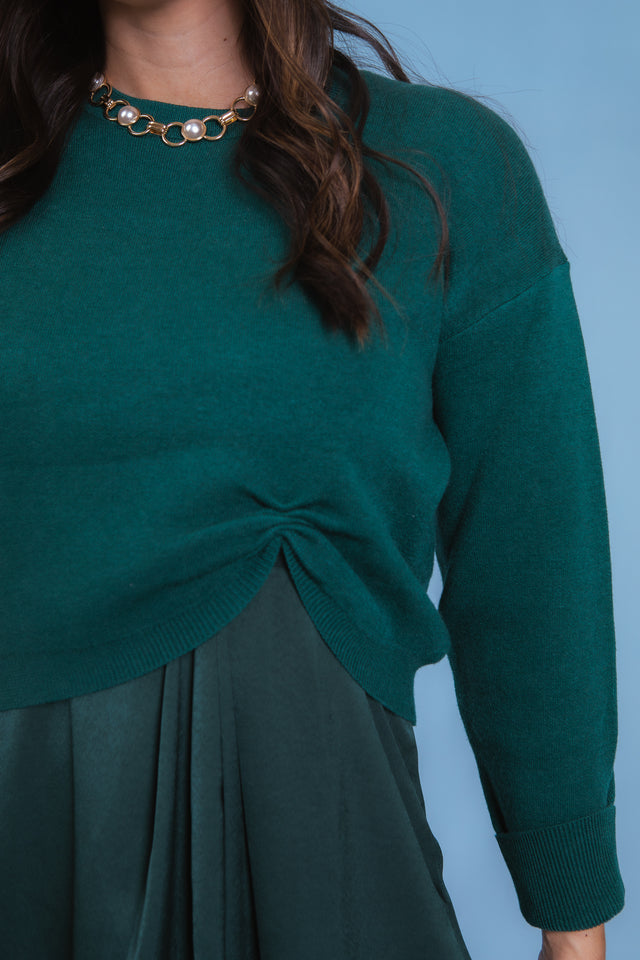 Effortless Elegance Green Two-Piece Midi Set