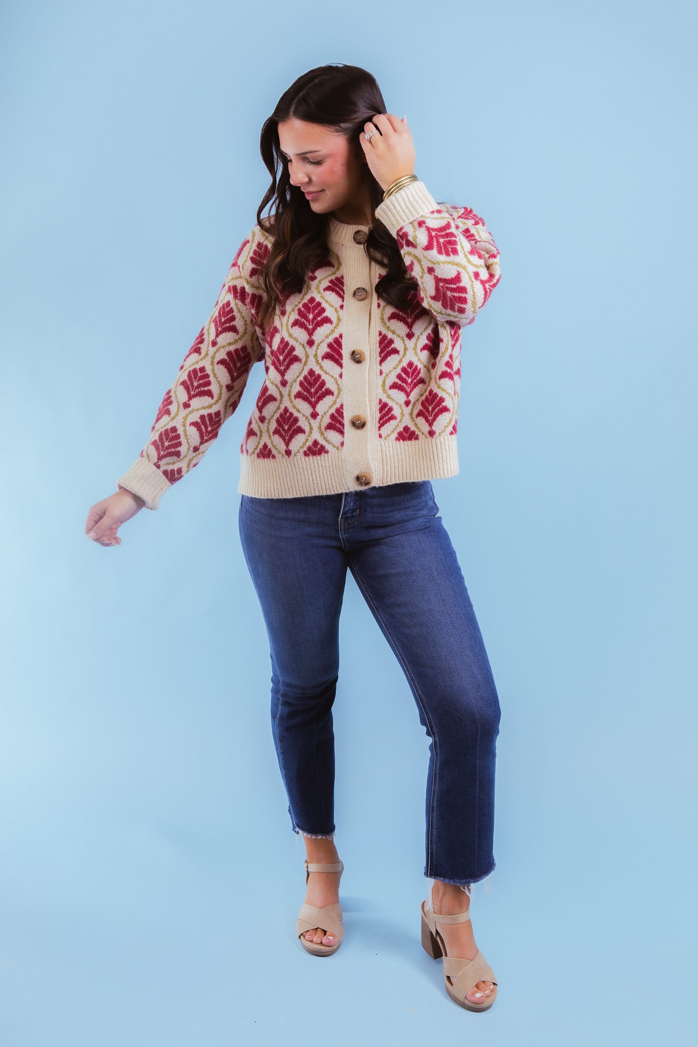 The Color Me Berry Cardigan