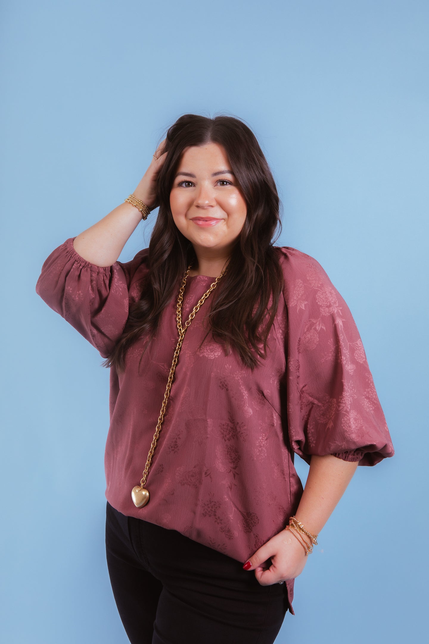 The Ember Rose Blouse