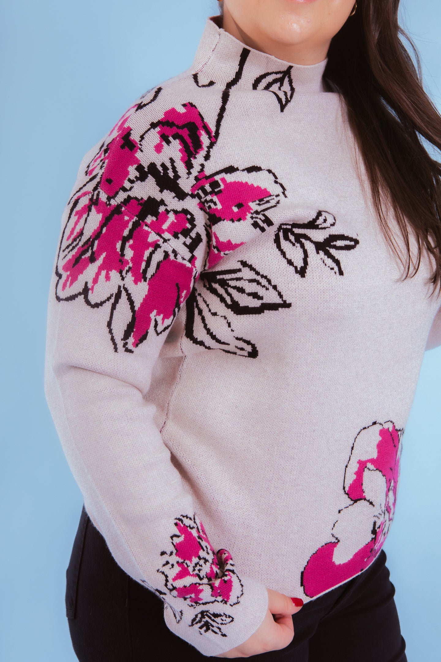 Tribal | Funnel Neck Sweater