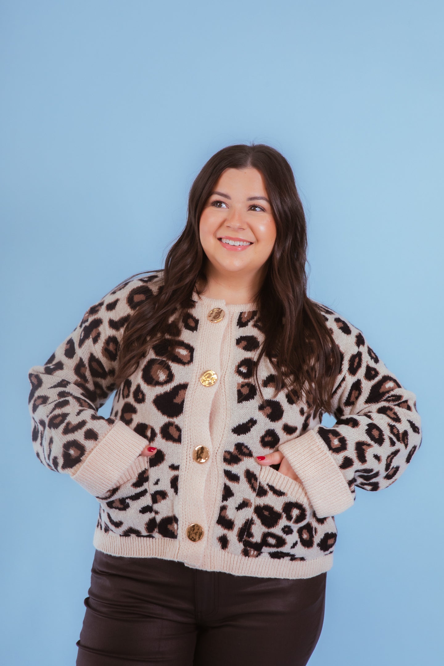 Wildly Chic Leopard Print Cardigan