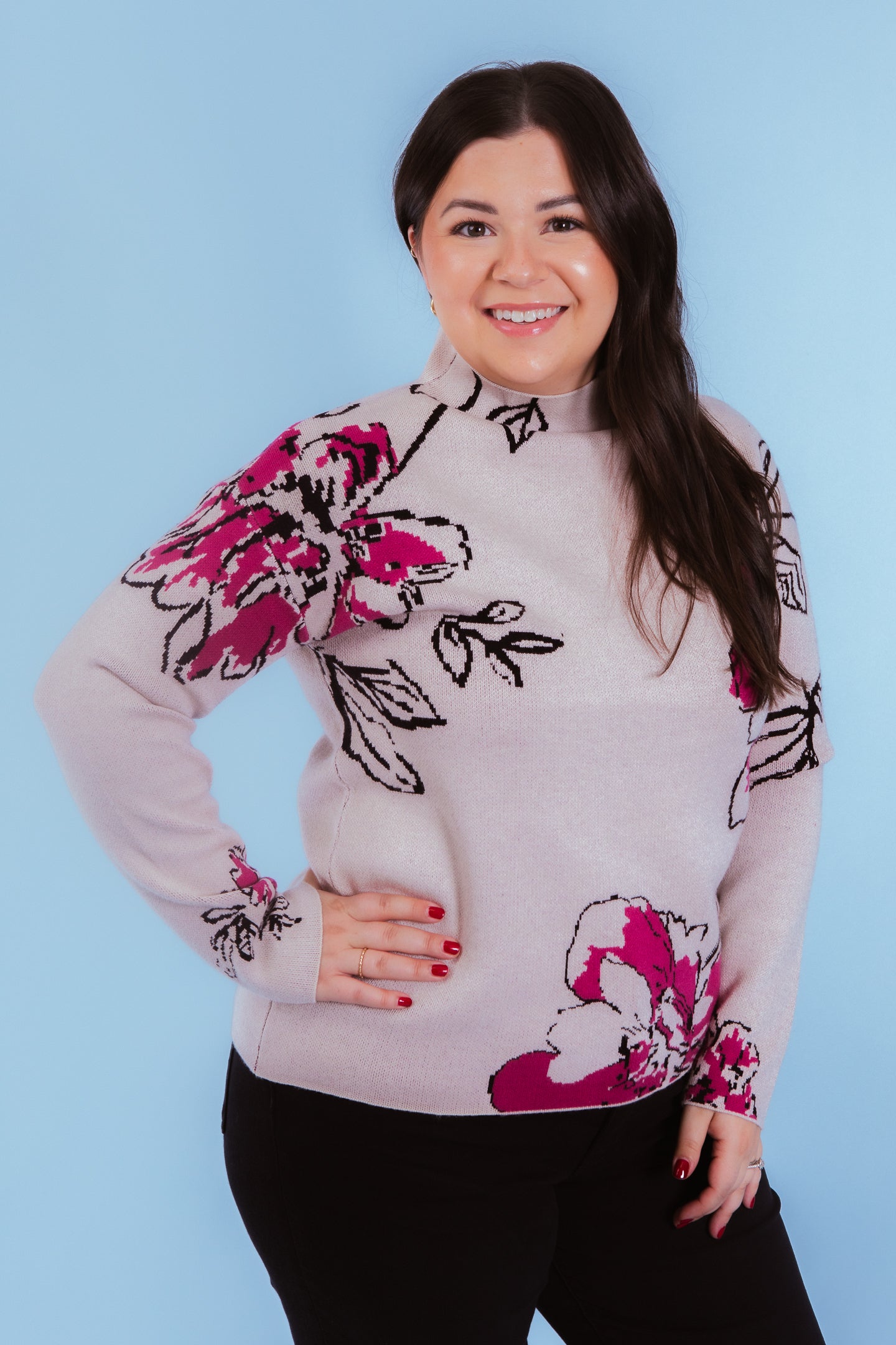 Tribal | Funnel Neck Sweater