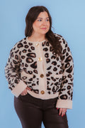 Wildly Chic Leopard Print Cardigan