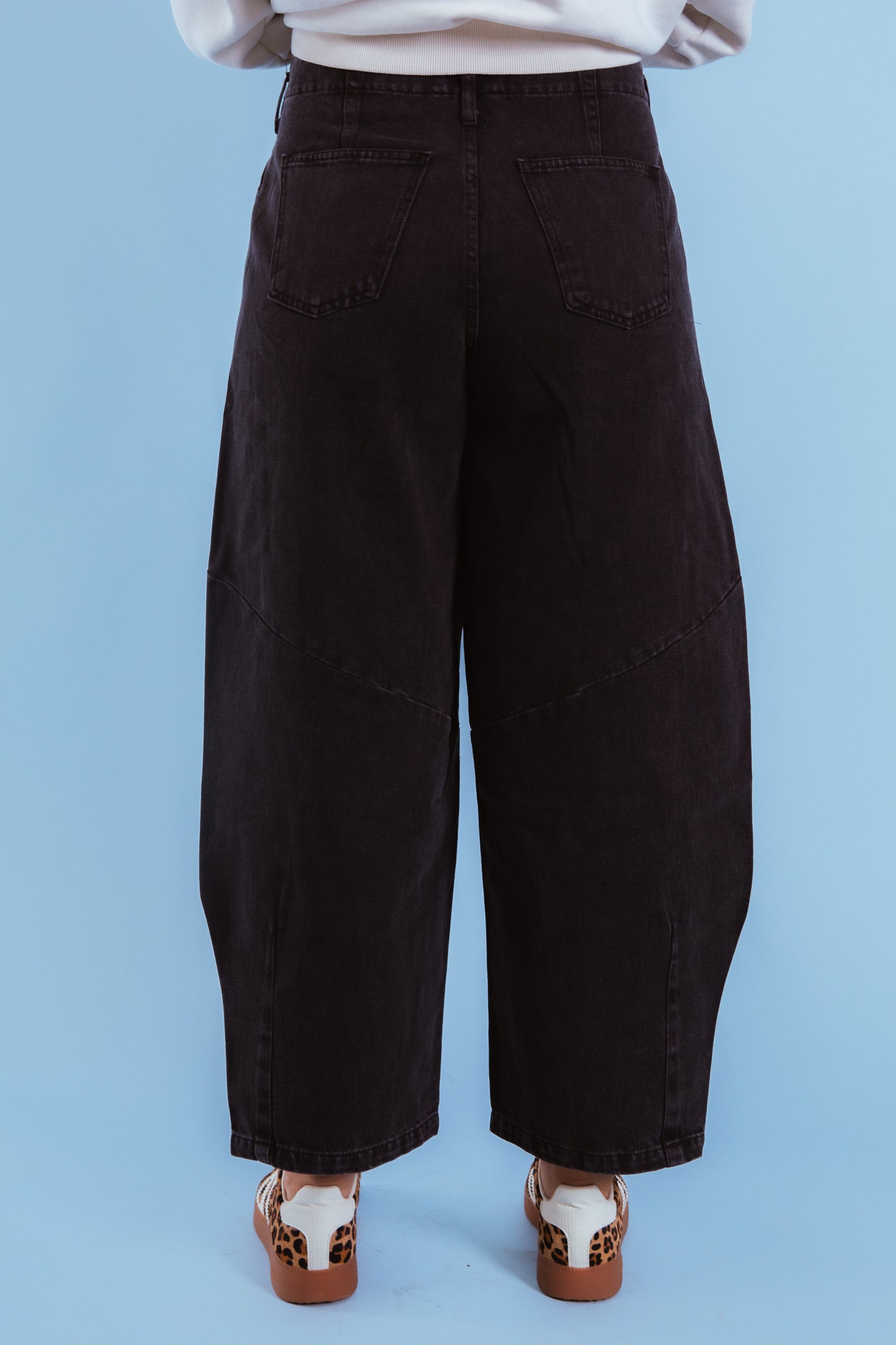 Patchwork Chic High-Waist Denim