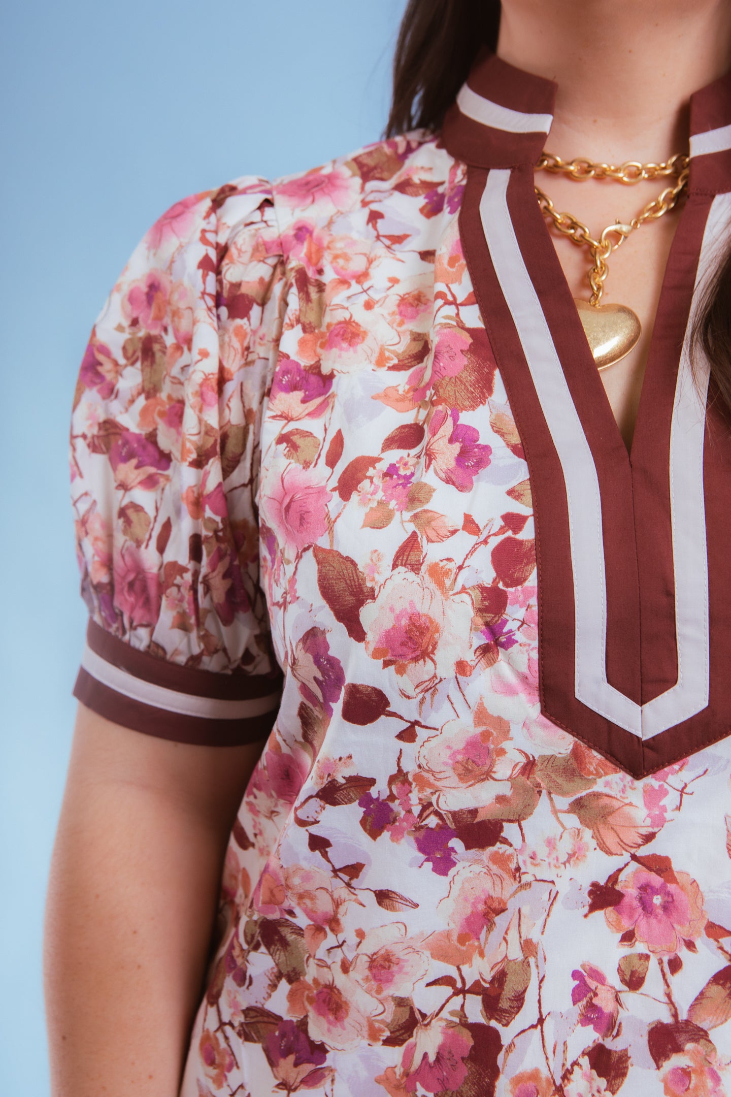 Blooming Grace Floral Mini Dress