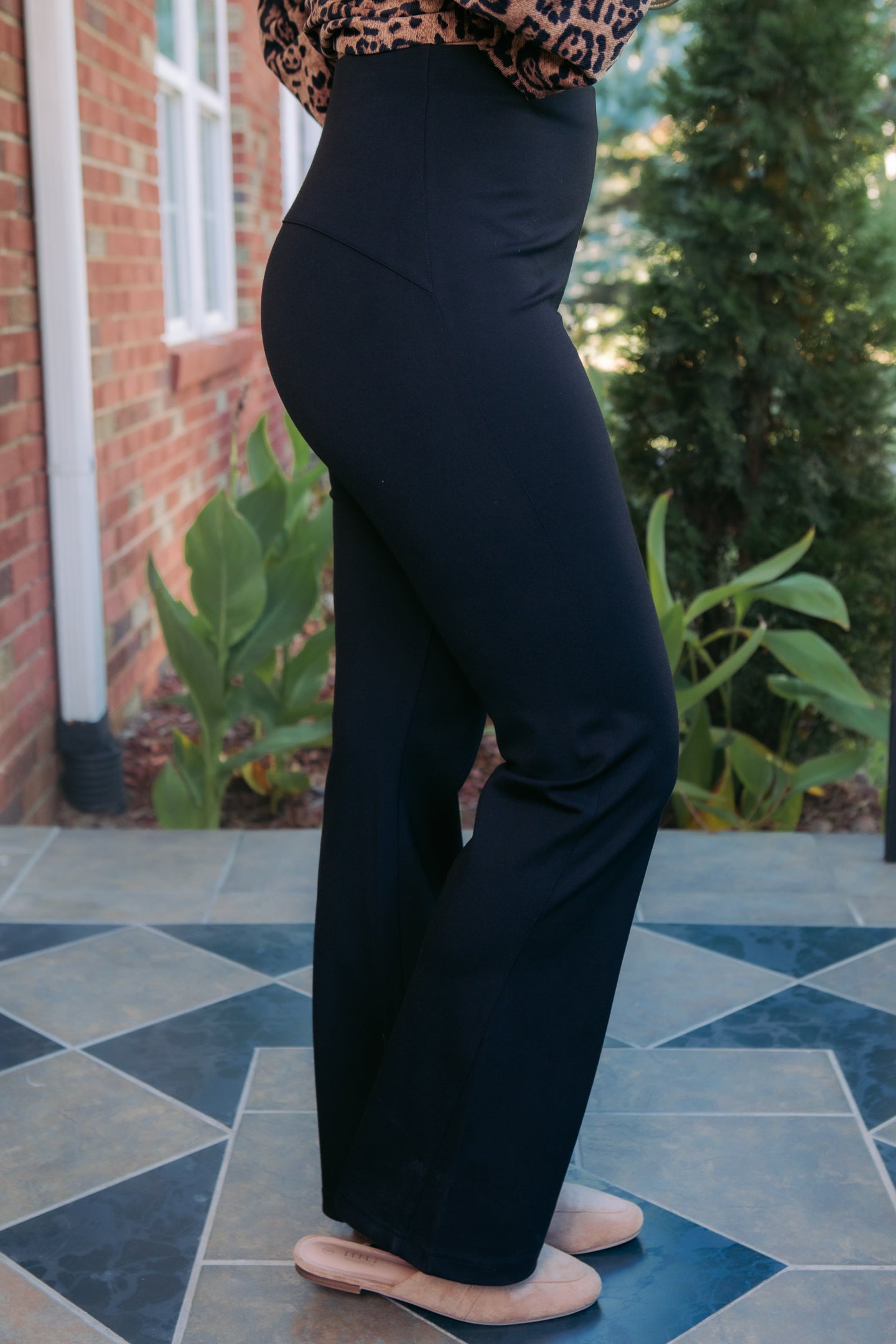 Lior | Steffi Black Ponte Pants