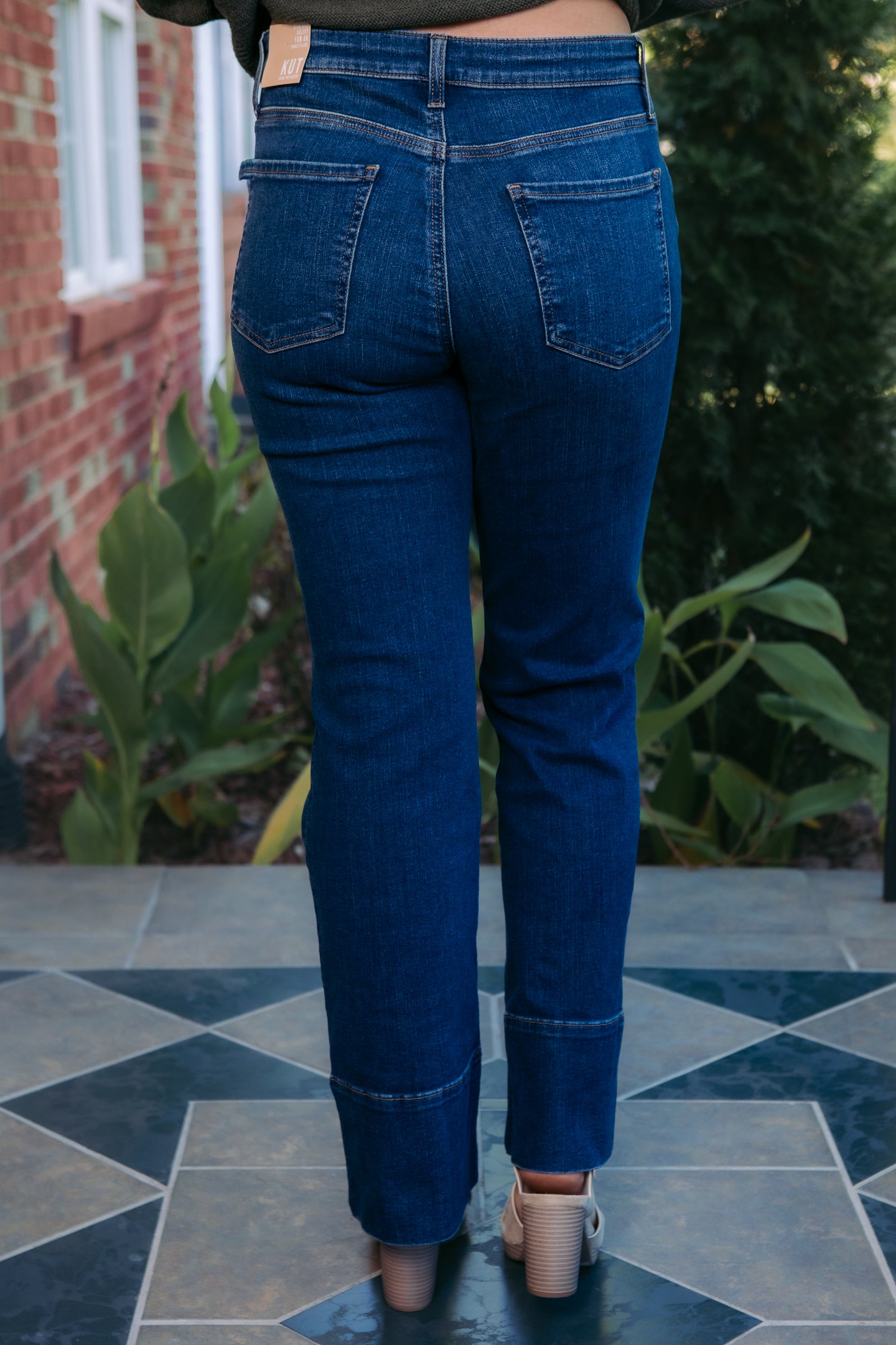 Kut from the Kloth | Kelsey High Rise Ankle Wide Jeans