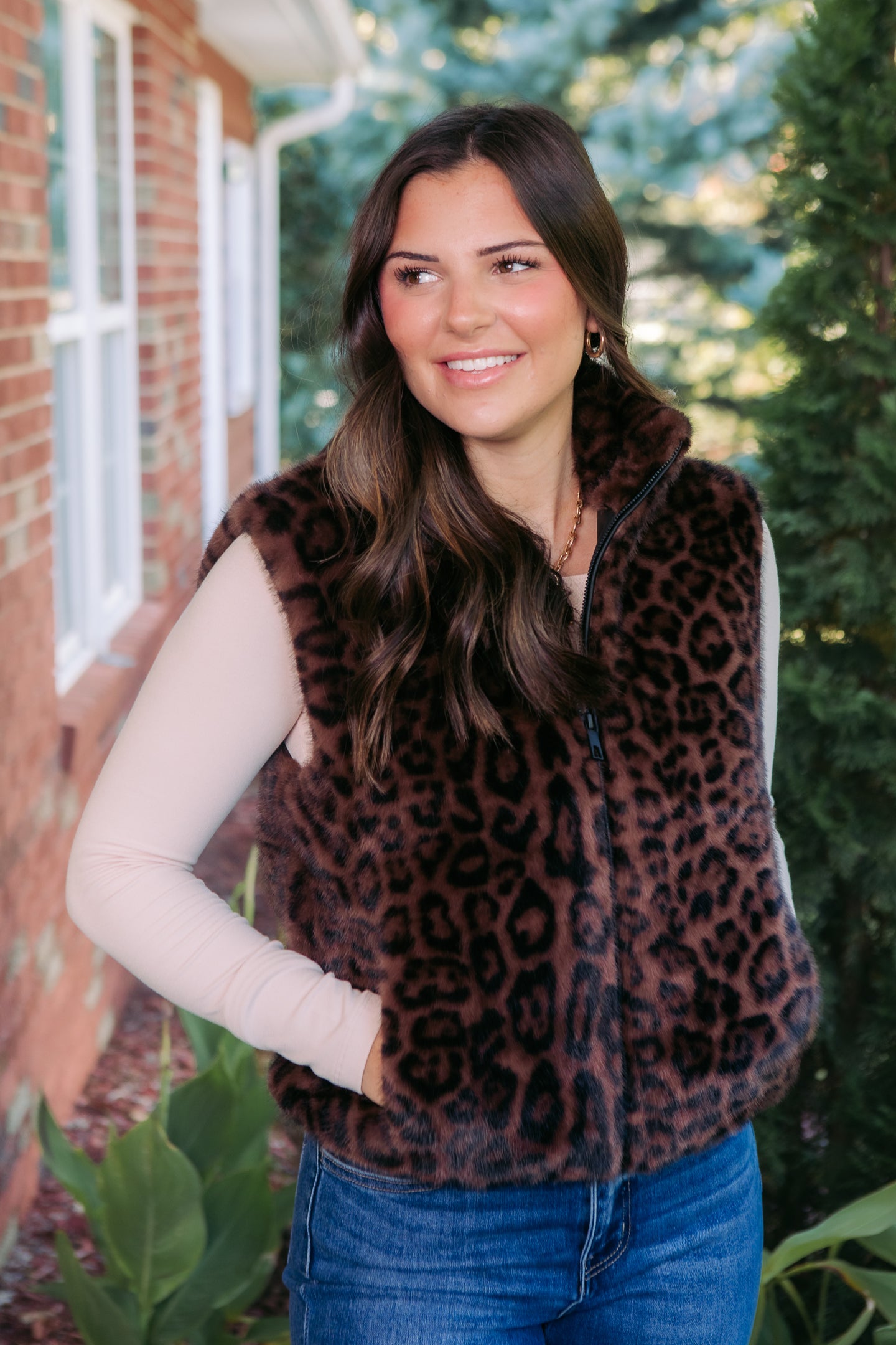 Renuar | Wild Elegance Faux Fur Vest