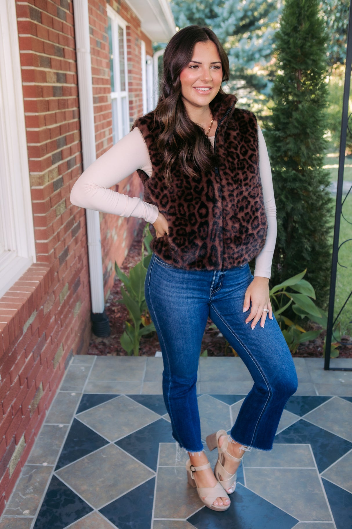 Renuar | Wild Elegance Faux Fur Vest