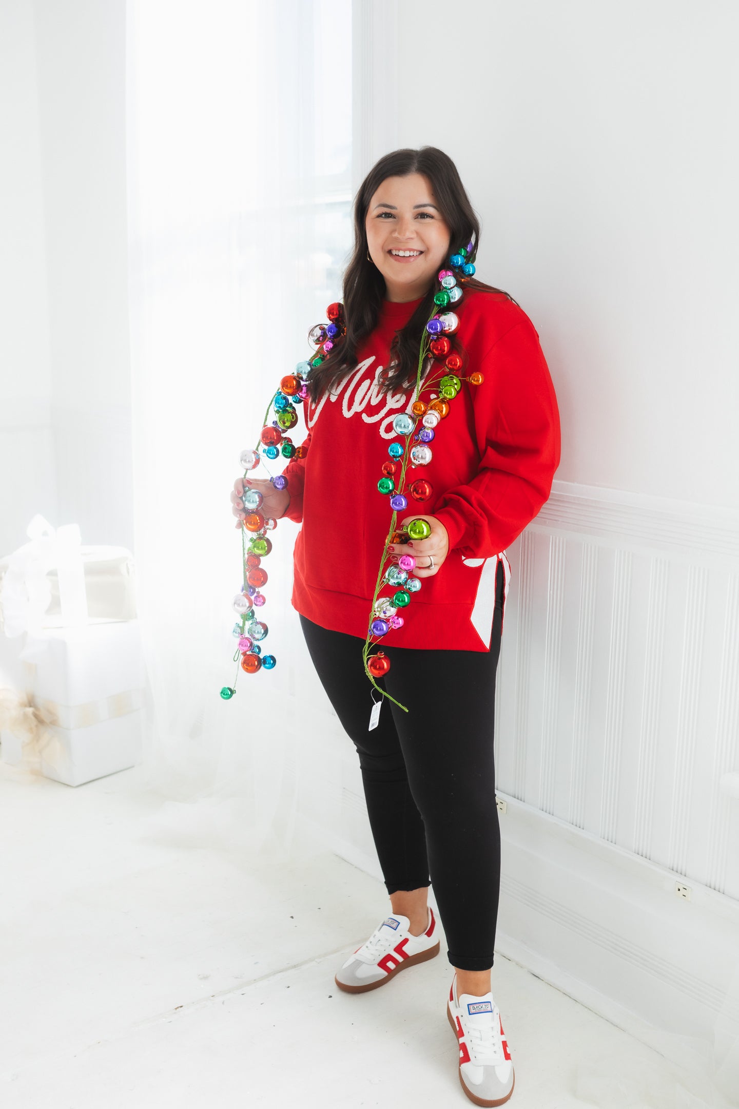 Mary Square | Lakelyn Merry Bow Sweatshirt