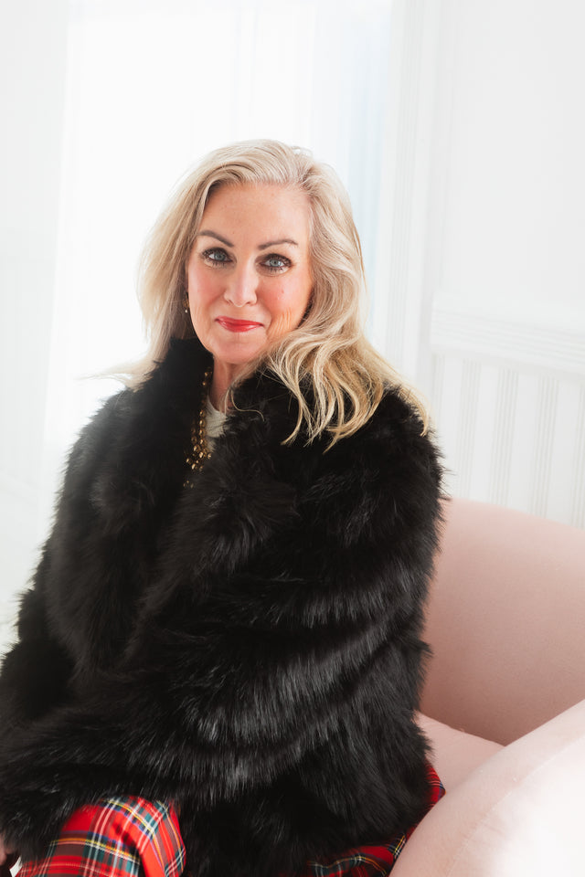 Chic & Cozy Faux Fur Coat