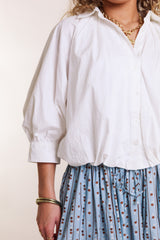 The Georgia Bubble Sleeve Blouse