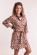 The Arden Dress in Whiskey & Wicker