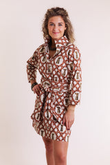 The Arden Dress in Whiskey & Wicker