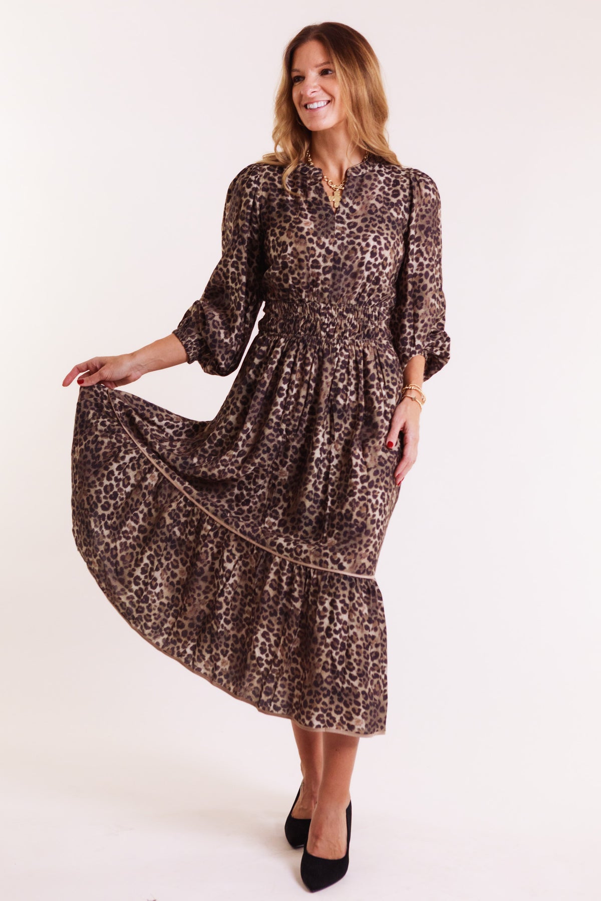 Wildflower Leopard Dress